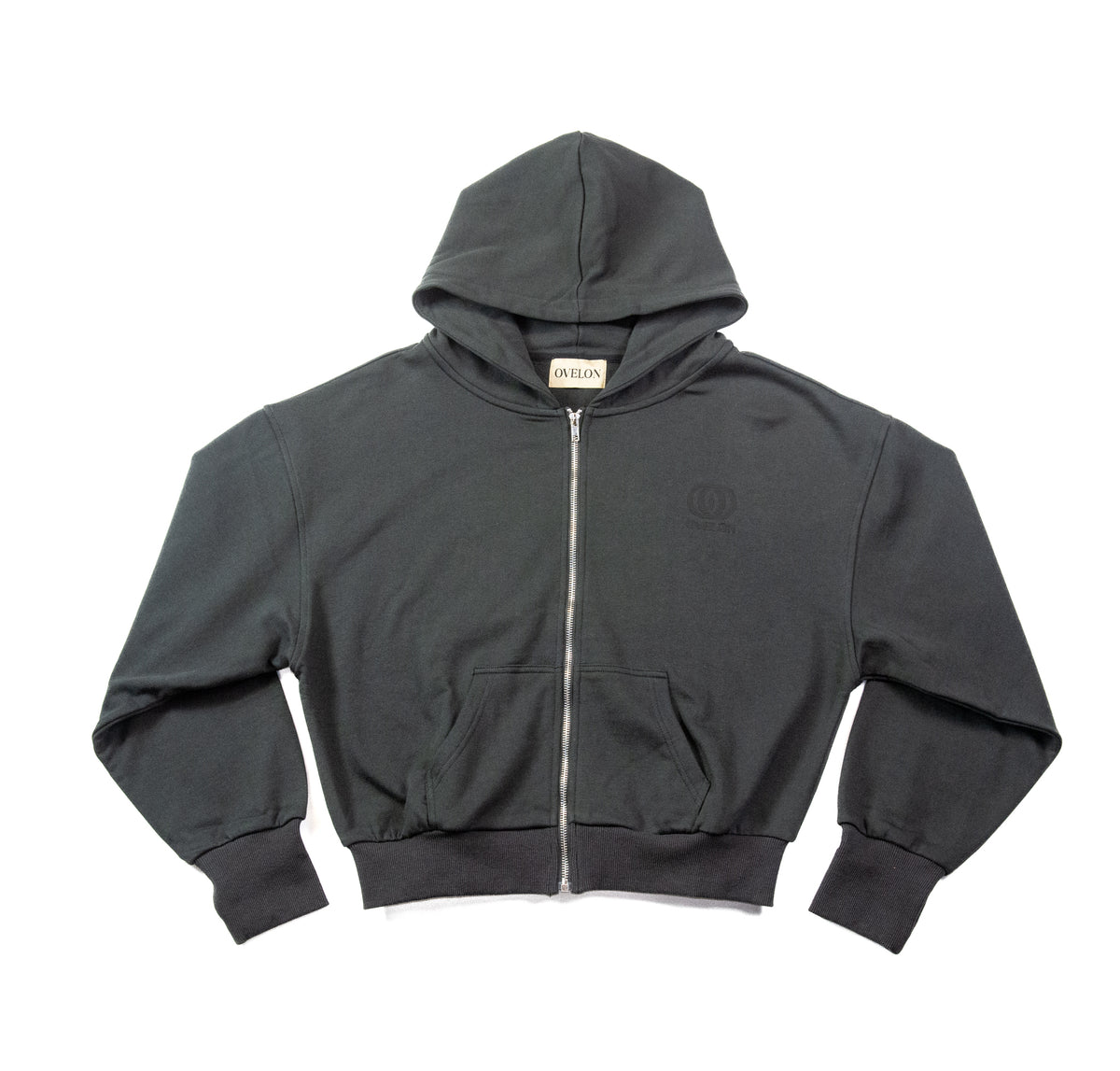 French Terry Zip Up Hoodie